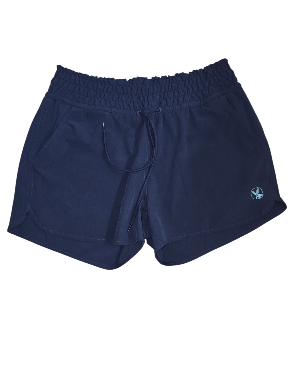 Carve Designs Navy Athletic Shorts Small Pockets Drawstring Waist - Picture 1 of 5